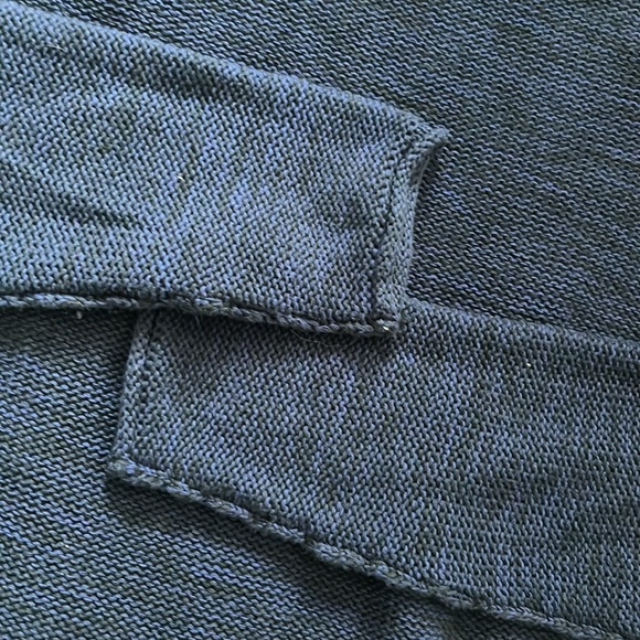 H&M xs navy tunic sweater 100% cotton - Picture 3 of 5